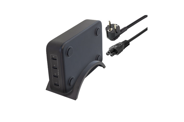 Fuente de alimentación de 240 W* con 4 puertos USB-C, cable y enchufe VDE