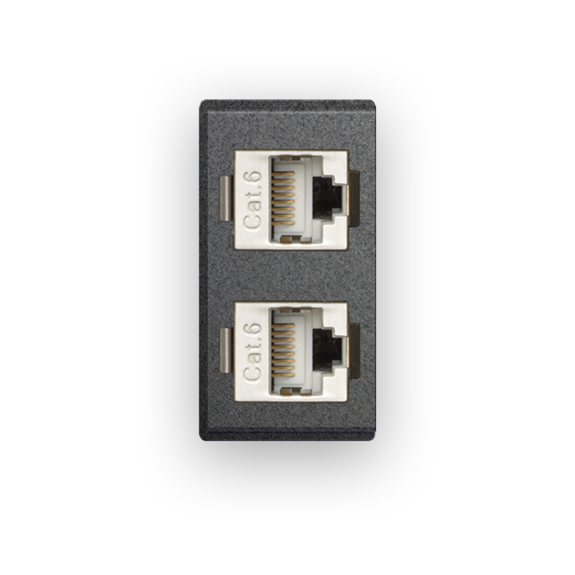 2 x Adaptateur modulaire RJ45